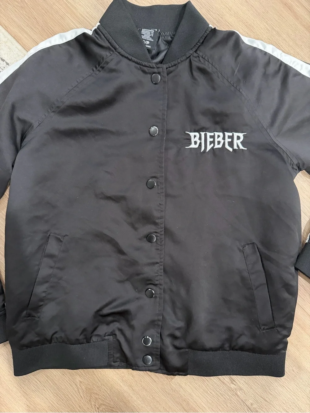 Justin Bieber bomber jacket